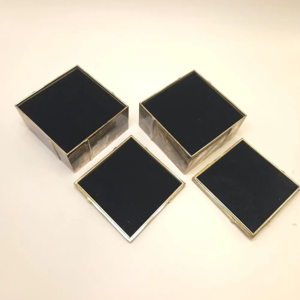 Vintage Things Remembered Silver Plated Trinket Boxes Bow Set of 2